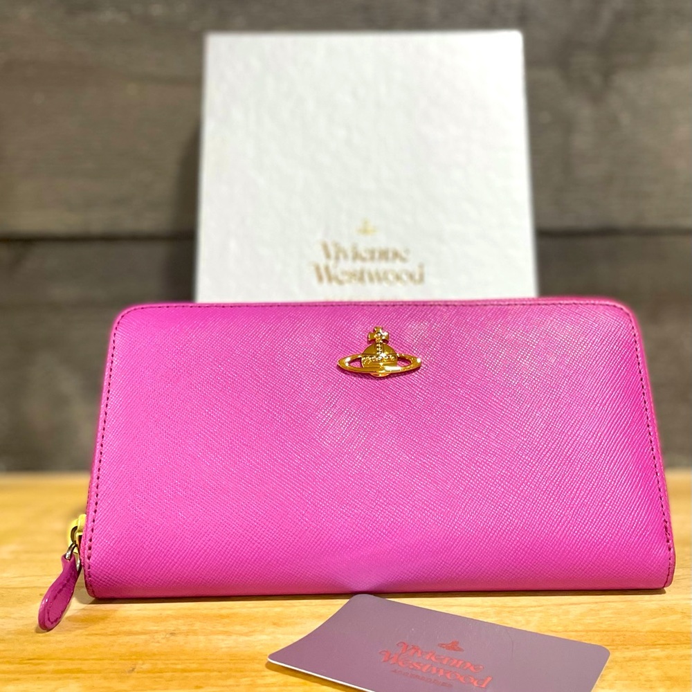 Vivienne Westwood Victoria Classic zip wallet
